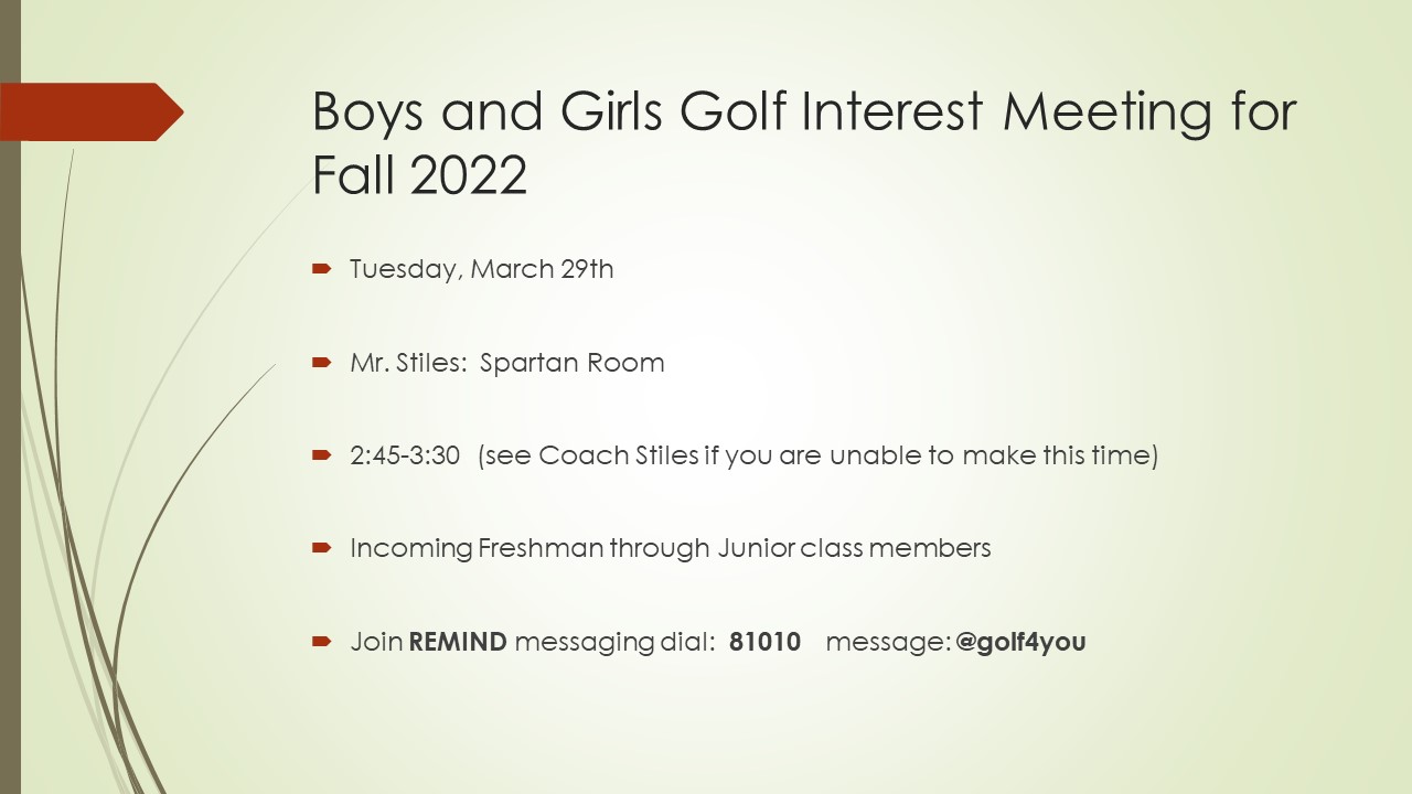 golf meeting